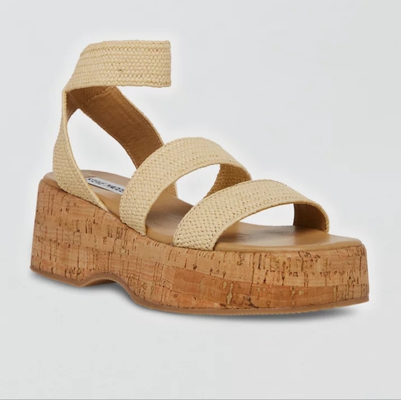 Steve Madden Shoes - NWB Steve Madden Women's Sashes Sandal Raffia Size 7‎